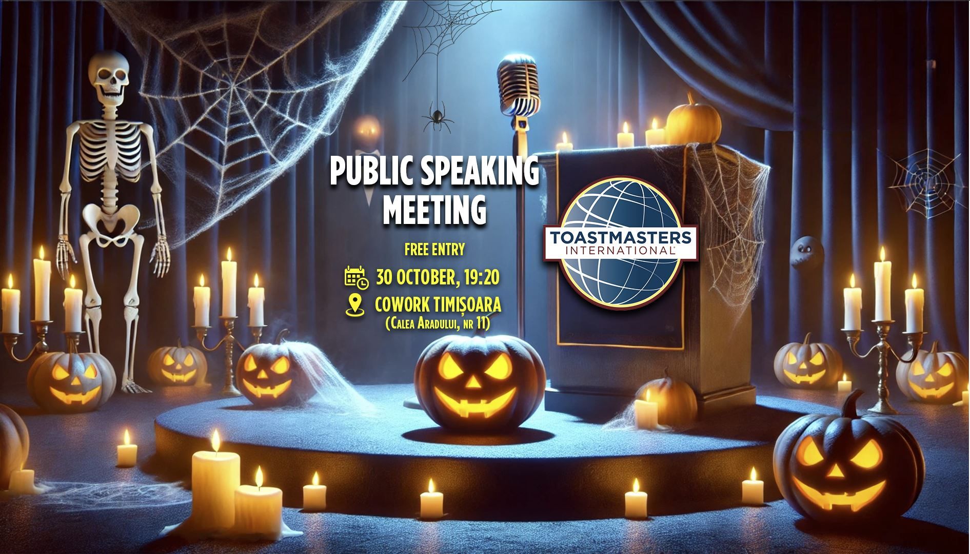 Public Speaking Workshop - Halloween Themed, Timișoara Toastmasters