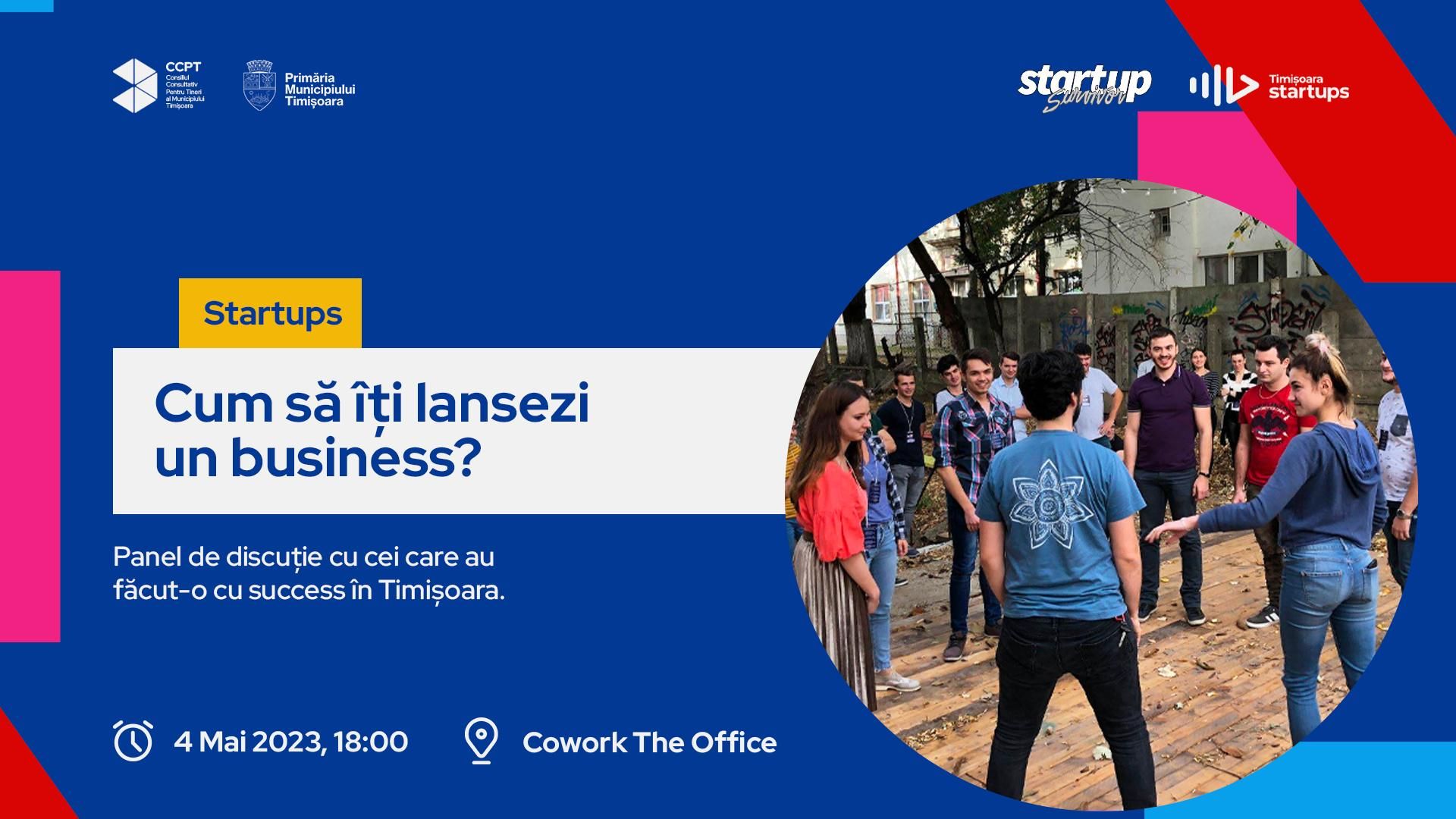 Cum să îți lansezi un business? Panel de discuție