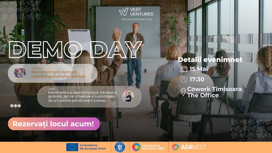Demo Day. Vest Ventures Pre-Acceleration Program