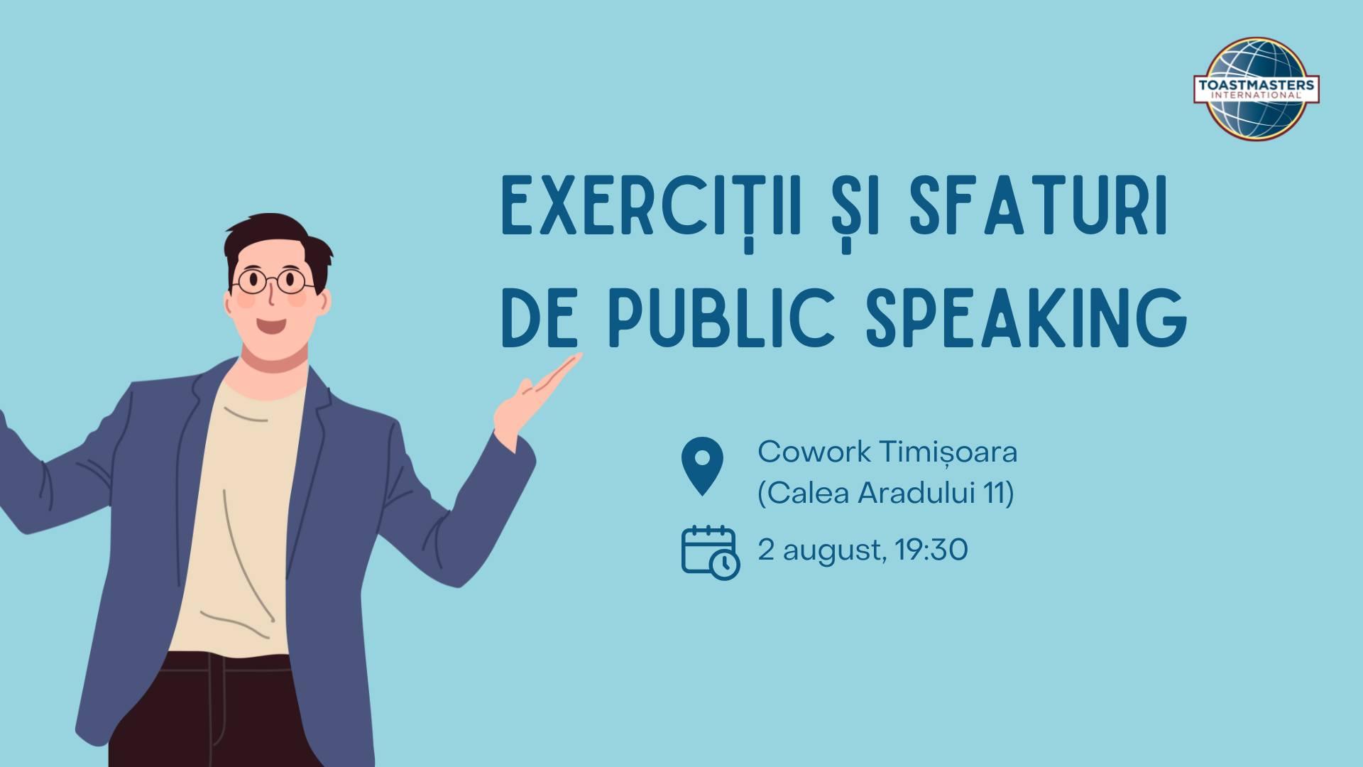 Întâlnire de vorbit în public - Timișoara Toastmasters