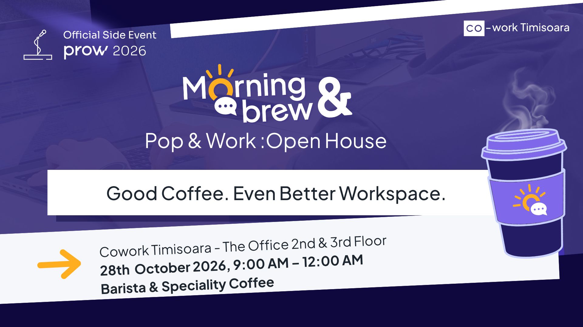 Morning Brew x Pop & Work: Open House at The Office